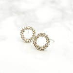 Bubble circle Pierce(Silver)
