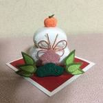 ちりめん細工・鏡餅飾り