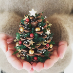 松ぼっくりの星降るクリスマスツリー★