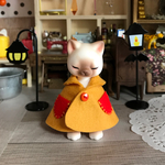 秋色ケープコート　紅葉マロン　オビツ１１　cocoriang tobi mocka