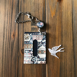 リールキーが便利なシンプルパスケース　（リバティ・Elevenses）