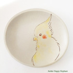 オカメインコの小皿