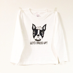 【キッズ】おめかしフレブルちゃんロンT