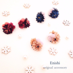 冬の花束イヤリングorピアス 