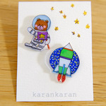 くまさん宇宙飛行士　ピアス
