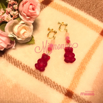 くまさんグミイヤリング(ピアス)