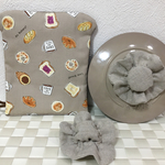 【ゆるり様専用】食パン型の鍋敷き ポットマットとストウブノブカバー2点