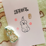[再販] わんこ&オカメインコ仲良しスタンプ