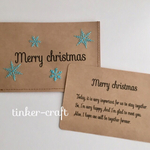 【訳あり】クリスマス刺繍封筒 セット
