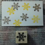 ✴～✨❄雪❄結晶⑥❄小✨～✴スタンプ＊はんこ