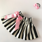   おめかしリボンのキッズスカート【さくらいろ】♡おそろいヘアゴム 付き♡