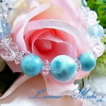 【Mさまのお品★～happy for you～★ 】♡ラリマー&宝石質アクアマリ ♡ パワーストーン＊e2