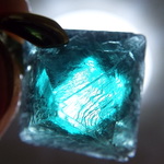 フローライト八面体ペンダント♪蛍石八面体結晶♪1421