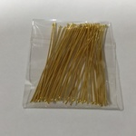 (50本 - 70x0.6mm)丸ピン 長さ70mm 線径0.6mm - ゴールド
