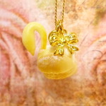 *限定*ネックレス(1cmスワンシュー＆ミニリボン)