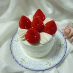 フェルトno小さなホールケーキ