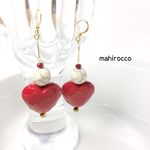 ただただ可愛い♡BIGハート大ぶりピアス