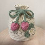 新作 🍓いちごの巾着袋🍓