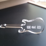 受注製作ギター名札🎸