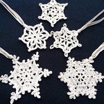 ❄雪の結晶❄オーナメント❄  5枚セット
