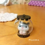 【ご依頼品】ガラスドームハムスター