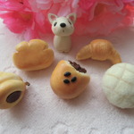 《m様オーダー品》パンのブローチ♡5点セット