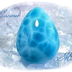 【Eさまのお品＊美波・海の花びら】♥ラリマー♥波の雫♥神秘な透明感♥海からの癒し♥ルース♥トップクオリティ♥SA♥カリビアンブルー♥天然石♥パワーストーン♥ ｊ96