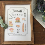 ナチュラルフレーム BREADポスター付き