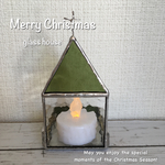 暖かなクリスマス☆ガラスのお家（グリーン&イエロー）