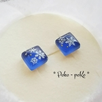 雪の結晶(No.1)ピアス・イヤリング