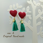 クリスマス♡タッセルピアス/イヤリング