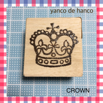 送料込み★消しゴムはんこ★イギリス「CROWN」