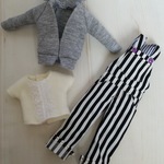 blythedoll licca ブライス リカちゃん サロペット&Tシャツセット