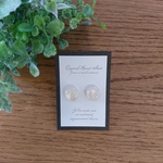 【kaoribonbon様専用ページ】・* cabochon *・K18コーティングピアス使用 シェル風カボション