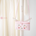 【在庫限りで販売終了】ときめき色のスマホ用ポシェット＊ライトピンク