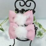 【送料込み】torte ❇fur ( pink  leaf ) キッズ ヘアゴム  