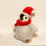 羊毛 クリスマスペンギン