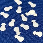 雪だるまのホログラム2個セット