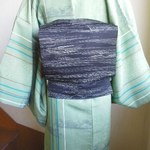 作り帯★二部式軽装帯★染名古屋帯リメイク