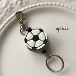  [再再販] サッカーボールリールキー