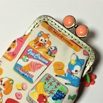 レトロ動物☆*8.5cm縦長がま口ポーチa