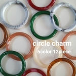 増量！circle charm 24pieces【Ch-953】