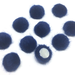 15ｍｍ ファーカボション ネイビー 10個
