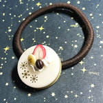  Snowフルーツケーキのヘアゴム