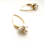 Teardrop hoop ピアス(ギフト)