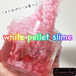 スライム Mサイズ white pellet slime strawberry