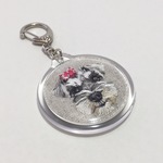amicanade5525様オーダー品☆犬の手刺繍のキーホルダー
