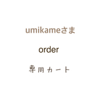 umikameさま専用カート