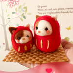 お正月に‼︎ふわもこダルマ猫ちゃん♪