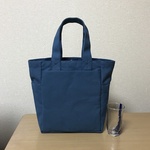 （受注生産）「ボックストート」たて長サイズ 「ミネラルブルー」帆布トートバッグ 倉敷帆布8号